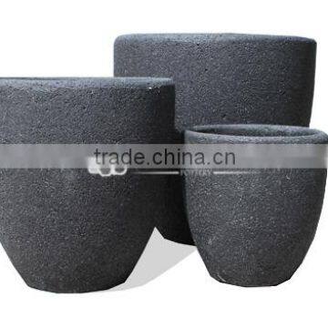 Round Lightweight Concrete Pot