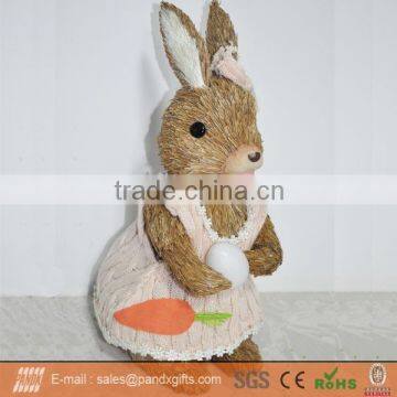 2016 HOT SALE EASTER 35CM PINK BUNNY WITH EGG