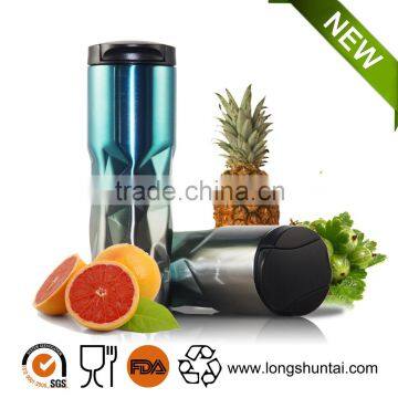 Best Double Wall 16oz Stainless Steel Travel Mugs With Screwed Lids