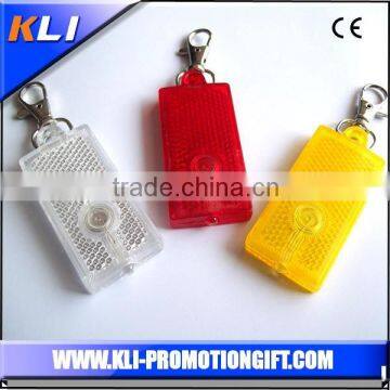 rectangle shape souvenir led flashlights keychain