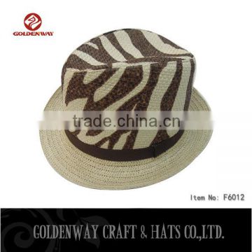 Top selling paper straw summer fedora hats