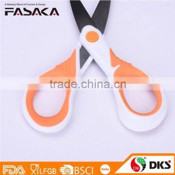 SH13015WOT-2016 New Design Professional 5" Coated Black Titanium Blade Office Scissors With PP+TPR Handle photo-6