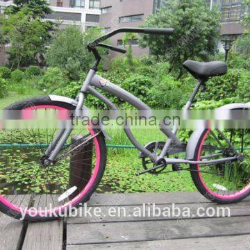 Customized 26 Inch Mans chopper bicycle Beach Cruiser Bike/ beach cruiser bicycle