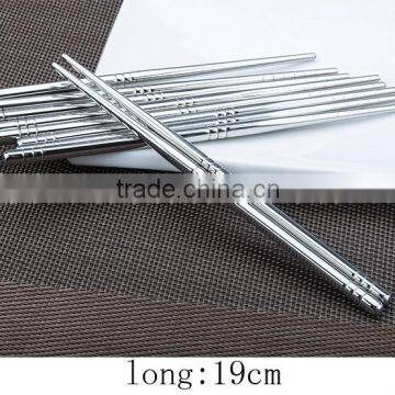 South Korean High-grade Stainless Steel Chopsticks Korean Square Antiskid Chopsticks Tableware.High Quality Household Chopsticks photo-2