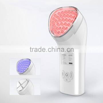 LED Photon Galvanic Facial Red Blue Light Acne Therapy Machine