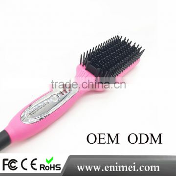 Pink Electric hair straightener comb as seen as on TV top 10 salon tools