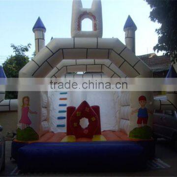 Hot selling cheap bouncy castle with water slide and inflatable bouncer