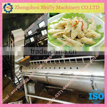 Chicken paw peeling machine | chicken feet processing line