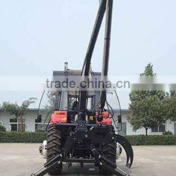 Good quality crane lifting machine hydraulic crane with grapple trailers