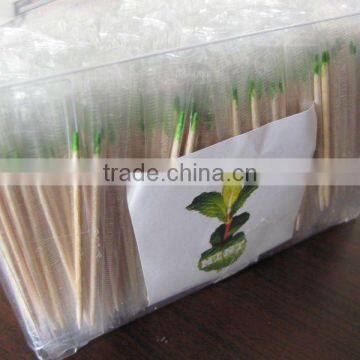 Mint Flavor Cello Wrapped Bamboo Toothpick