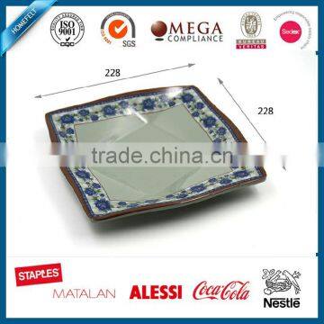 2016 high quality square porcelaneous plates