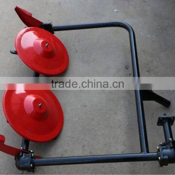 Two Disc Grass Mower, Grass Cutter for Walking Tractor photo-6