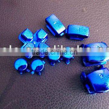 Custom controller mod kit for PS3 controller Blue Chrome