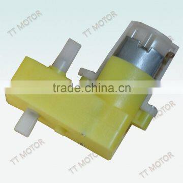 double shaft gear motor plastic gearbox 3V 6V