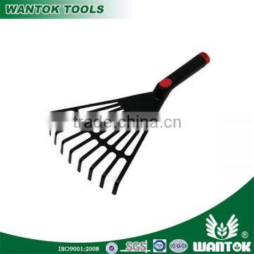 G608 9 teeth plastic leaf rake/350*180mm /rake for children