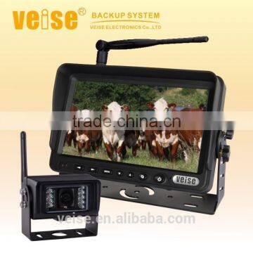 wireless reverse camera system for agricultural machinery