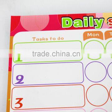 Custom Magnetic Weekly Planner Fridge Magnetic Board To-do List Kids Chores Chart photo-6