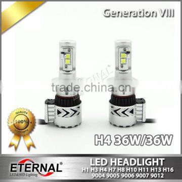 super brightness car led headlight bulb kit H4 H7 H3 smart bulb kit auto car automotive motorcycle lamp