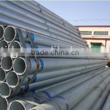 Q235 HOT DIPPED GALVANIZED ERW STEEL PIPE from TIANJIN MANUFACTURER