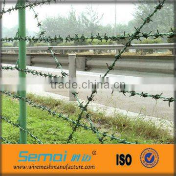 China supplier barbed wire price per ton usd for military (own factory )