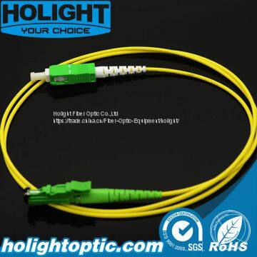Fiber Optic Patch Cable Sca to E2000A Simplex Sm Yellow