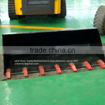 attachment for skid steer loader,combination Multi purpose 4in1bucket,teeth bucket