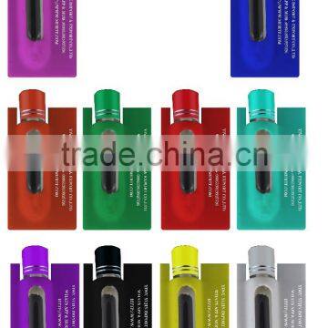 New design 10ml plastic roll on deodorant bottle, empty refill glass roll on bottle for cosmetic essential oil