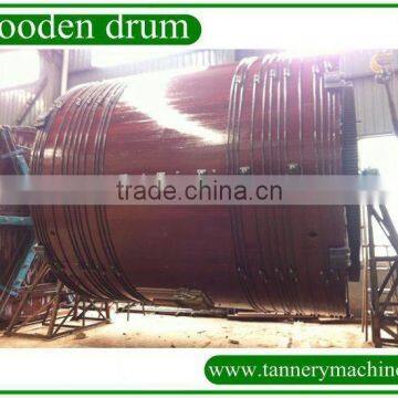 350*300cm Hath pace leather wooden drum for dealing pig, sheep and goat skin