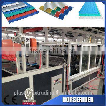 Good Market Pvc+ASA/PMMA Plastic Roof Tile Sheet Plate Making Machine photo-5