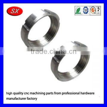 OEM cnc milling part with groove for electronic cigarette accessories e-go stainless steel fittings