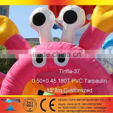 Inflatable Bouncer Shark Tale Undersea Tinfla 37 in PVC Tarpaulin Finding Nemo photo-4
