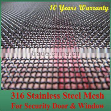 Polyester coating stainless steel screens/Insect screen/ anti-thief security screens/ INSI-GARD Screens