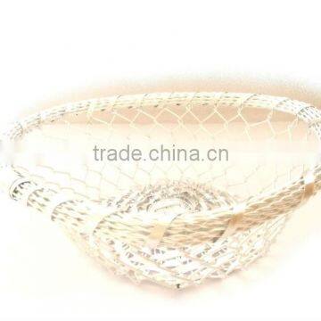 Hand Woven Heart Shaped Bread Fruit Aluminium Basket