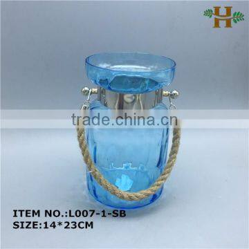 Stained Rope Hanging Glass Vase Wholesale photo-3