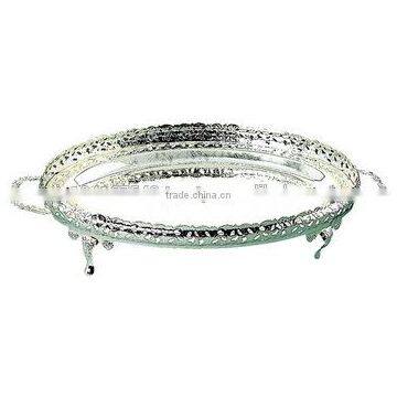 Silver Plated high quality premium Mirror tray