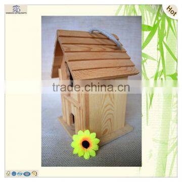 Wholesale Decorative Butterfly Carved Water Slot Wooden Bird Cages photo-4