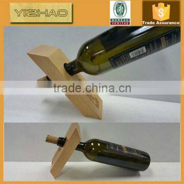 Made in China New Design Hanging Practical Wood Bamboo Single Bottle Wine Bottle photo-2