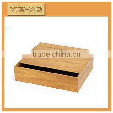 High Quality Small Unfinished Wooden Box With Slide Lid