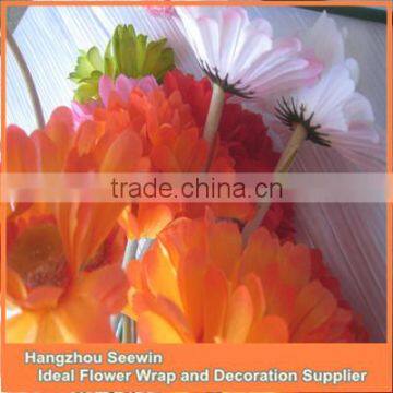 single artificial PU flower chrysanthemum