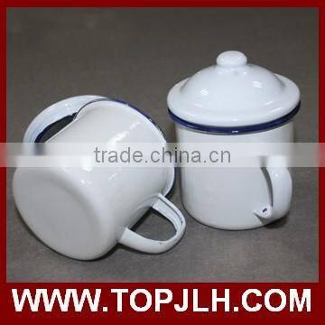 wholesale best price white sublimation printable tea cup enamel