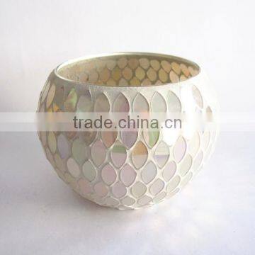 Elegant Mosaic Decorative Long Stem Vases photo-3