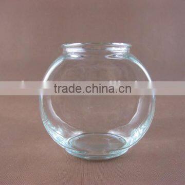 Ball-shape Glass Vase , Mini Clear Glass Fish Bowl photo-3