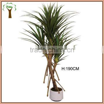 large artificial pandanus plant with roots for indoor display