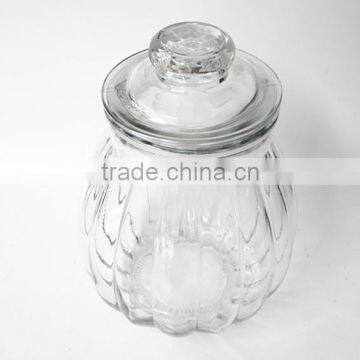 Fat Classically Mordern Glass Canning Jars With Glass Rubber Cap photo-2