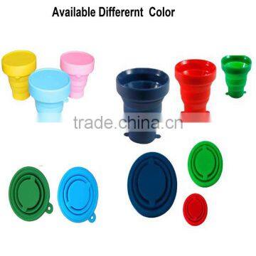 Eco-friendly Heat Resistant 150ml Silicone Cup With Cover photo-5