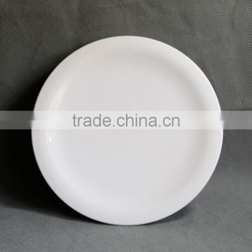 hotel white round melamine storage deep plate set