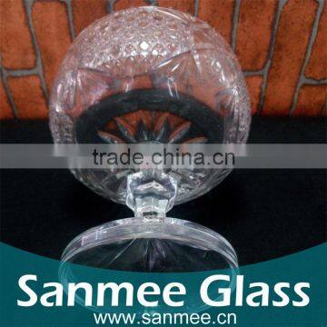Low Price China Manufacture Cheap Goblet Shape Glass Vase photo-3