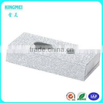 Kingmei Nice Gold Plexiglass Tissue Box With 4 Legs & Acrylic Table Tissue Box photo-3