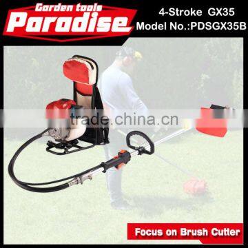 PDSGX35B 4Stroke GX35 35.8CC China Wholesale Gas Powered Flexible Shaft Brush Cutter