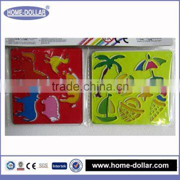 Preschool Play Equipment Non-toxic Baby Play Animals Children School Toys Flexible Puzzle Game Plastic Ruler Manufacturer photo-4